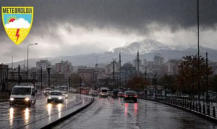 Meteoroloji gün gün paylaştı: Kayseri'ye yağış  geliyor!