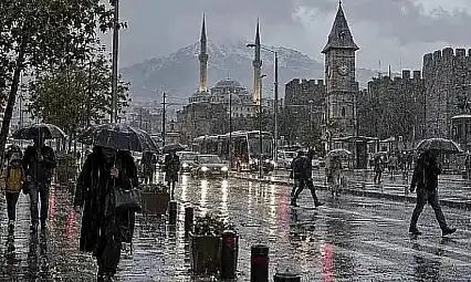 Meteoroloji uyardı! Kayseri'ye yağışlı havalar geri dönüyor