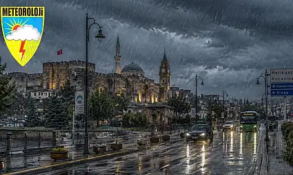 Meteoroloji yayımladı: Kayseri'ye sağanak geliyor!