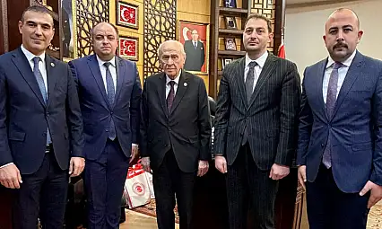 MHP Kayseri heyeti, Lider Bahçeli'ye bakın neleri anlattı!
