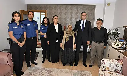 Müdür Aydın'dan şehit ailelerine bayram ziyareti