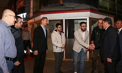 Müdür'den akşam denetimi!