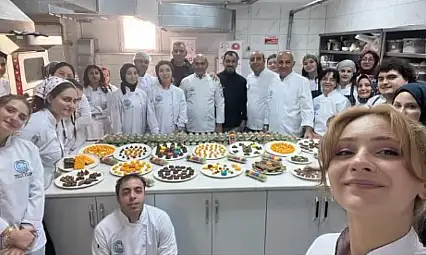 Öğrenciler bu atölyede çikolatanın yolculuğunu keşfetti