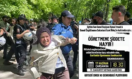 Öğretmenler için destek çağrısı: Cumhuriyet Meydanı'nda buluşacaklar