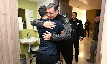 Operasyonda yaralanmıştı… Komiser Kaplan'dan sevindiren haber