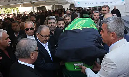 Özhaseki o iş insanını son yolculuğuna uğurladı!