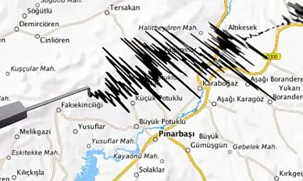 Pınarbaşı'da iki küçük sarsıntı kaydedildi
