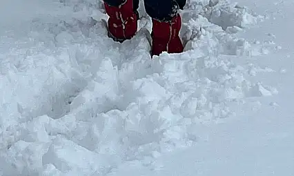 Şehir merkezinde durum farklı ama bu görüntü Kayseri'de çekildi