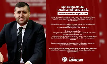 SGK borcu olanlara müjde! Tecil faizi 9 puan düşürüldü