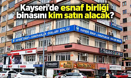 Son 1,5 saat! Kayseri'de esnaf binası satılıyor
