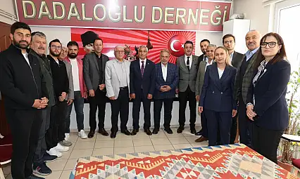 Talas Belediye Başkanı,Dadaloğlu Derneği yönetimiyle buluştu