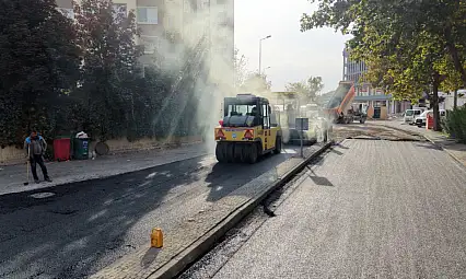 Talas Belediyesi üç caddeyi yeniledi!