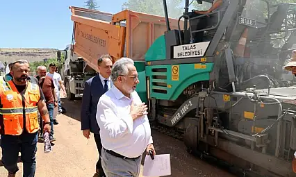 Talas'ta asfalt yılı ilan edildi: Yollar yenilendi