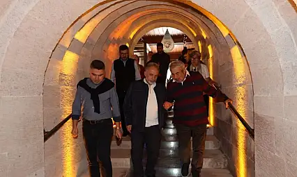 Talas'ta dikkat çeken buluşma! Mustafa Yalçın o anları paylaştı