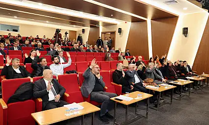 Talas'ta yılın son meclisi toplandı