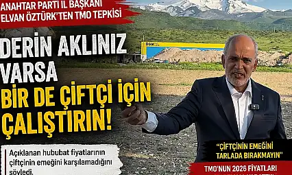 TMO fiyatları açıklandı: Kayseri'den çiftçi adına dikkat çeken tepki