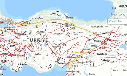 Türkiye diri fay haritası güncellendi! Gözler Kayseri'de
