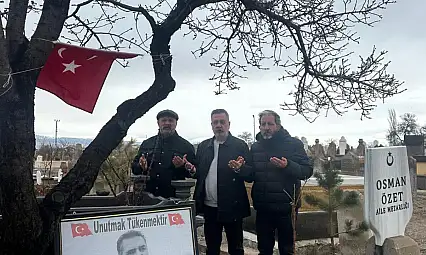 Ülkücü iş adamı mezarı başında anıldı