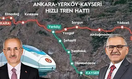 Uraloğlu'ndan Kayseri'ye YHT müjdesi: Büyükkılıç'tan anında yanıt!