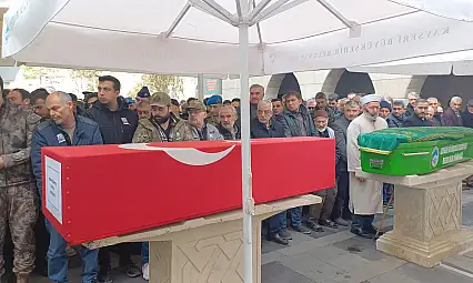 Üsteğmen Yusuf Çürüttü, son yolculuğuna uğurlandı