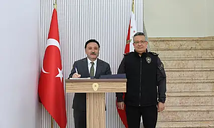 Vali Çiçek'ten Sinan Ergen'e ziyaret