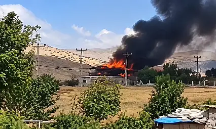 Yahyalı'da ev yangını: Alevler kısa sürede büyüdü!