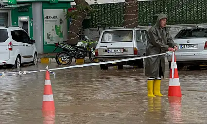 Yahyalı'da şiddetli yağış sonrası ekipler seferber oldu