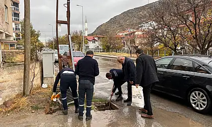 Yahyalı'da yağışlara karşı önlemler arttırıldı