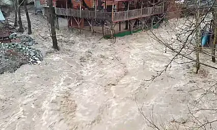 Kayseri'nin o ilçesinde sel! Yeni görüntüler ortaya çıktı