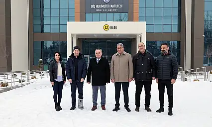 Yeni diş hastanesi binasını Rektör Altun yerinde inceledi!