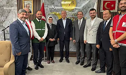 Yeni Kızılay Şube Başkanı'na Akar'dan ziyaret!