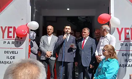 YENİ Parti'den Develi'de yeni başlangıç: İlçe başkanlığı açıldı