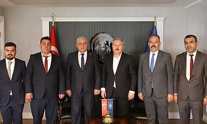 Yeniden seçildi, ilk durağı Melikgazi Belediyesi oldu