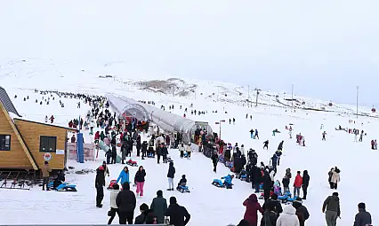 Yılbaşı öncesi Erciyes'te oteller doldu