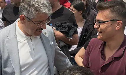 YKS öğrencilerine Şaban Çopuroğlu desteği