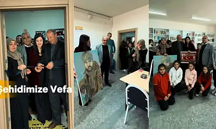 Zincidere'de kütüphane açılışı duygulandırdı