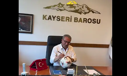 Kayseri Barosu'nun meşin yuvarlakla imtihanı