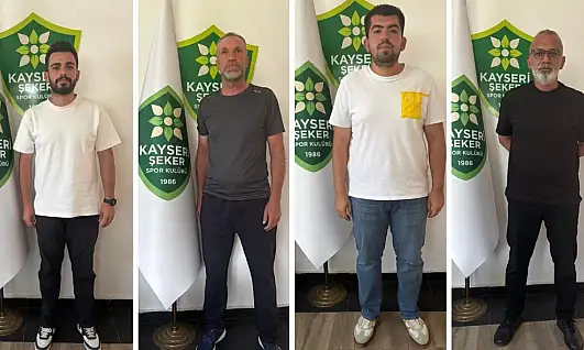 Kayseri Şekerspor'da teknik kadro açıklandı!