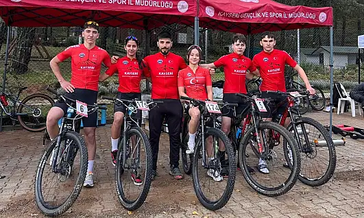 Kayserili bisikletçiler Alanya'da rüzgar gibi esti!