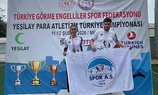 Kayserili sporcularından çifte şampiyonluk