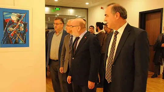 Sergiye ünlü ressam Rustam Yahihanov da katıldı