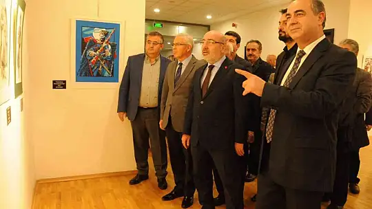 Sergiye ünlü ressam Rustam Yahihanov da katıldı