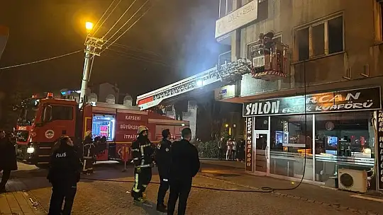 Yangın yarım saatte söndürüldü