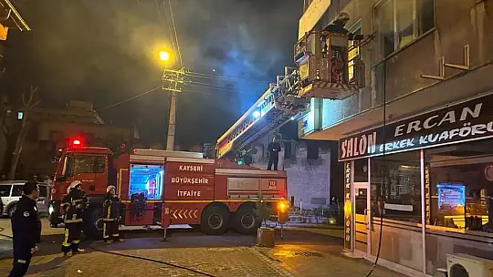 Yangın yarım saatte söndürüldü