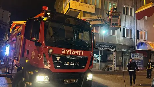 Yangın yarım saatte söndürüldü