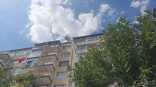 7. katta yangın...