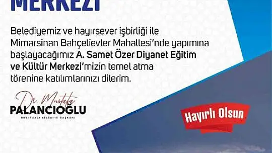 Temeli atılıyor...