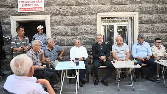 İldem'de vatandaşlarla bir araya geldiler
