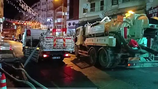 Develi'de aşırı yağış Nedeniyle bazı yerleri su bastı