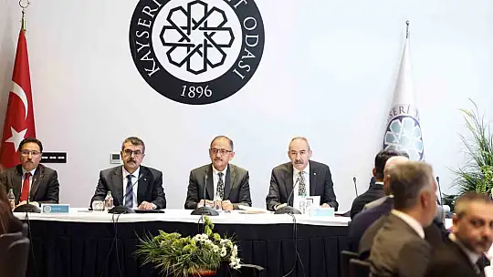 Bakanlar iş insanları ile buluştu